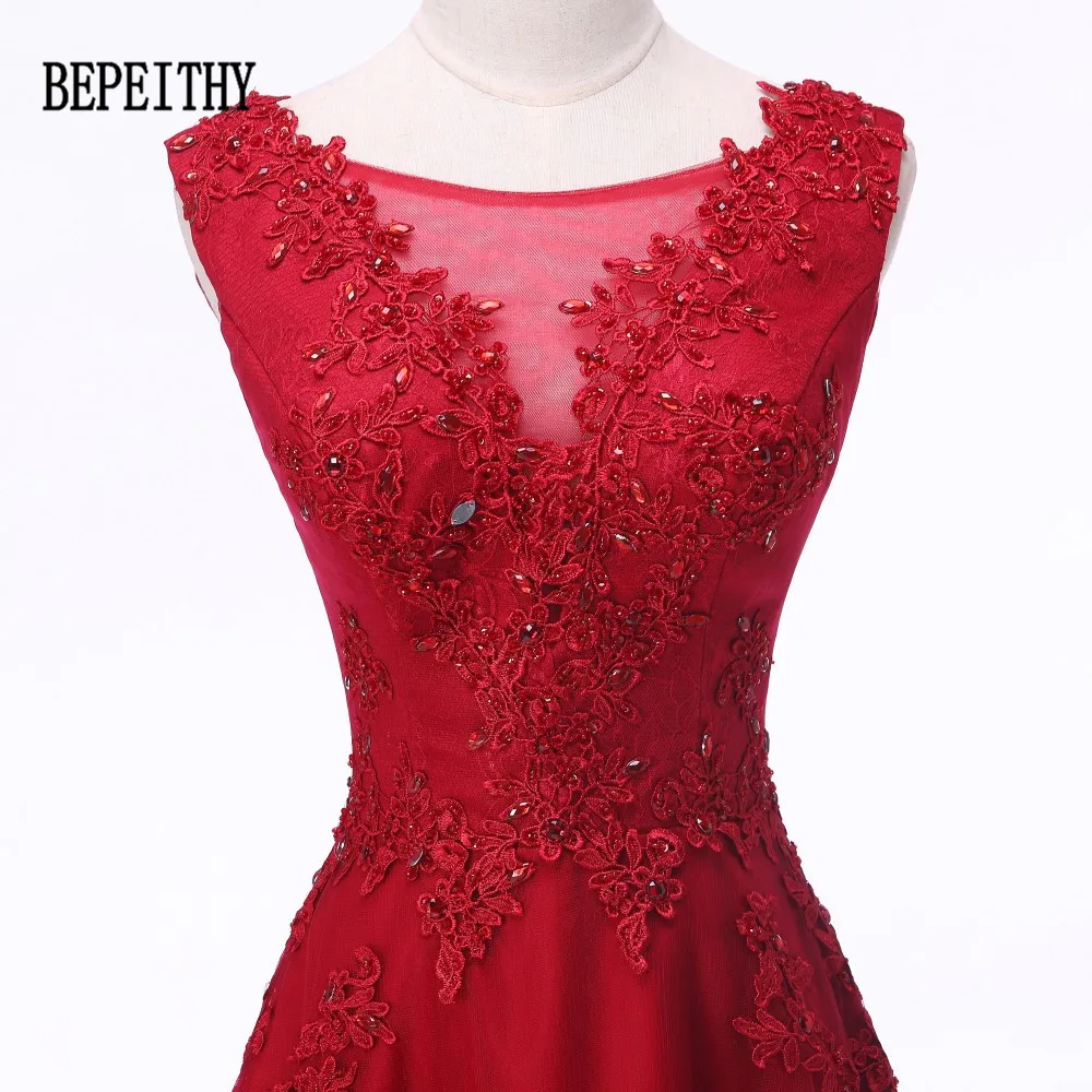 BEPEITHY Robe de soiree хит продаж Новое поступление Кружевная аппликация украшенная