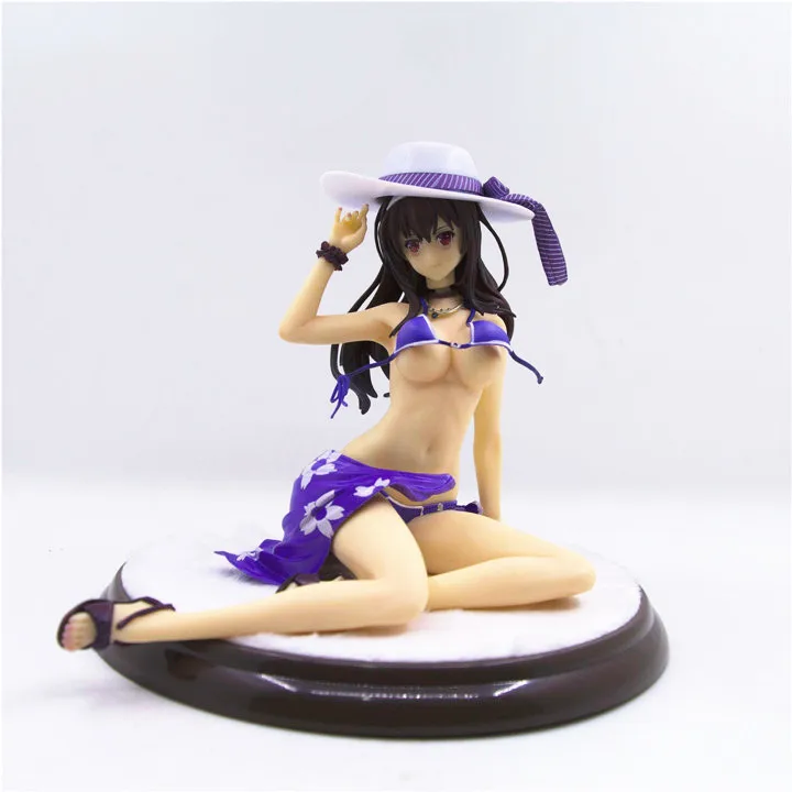 Японское аниме Saenai Heroine No Sodatekata Megumi Katou сидящий купальник бикини сексуальные девушки фигурка ПВХ игрушки