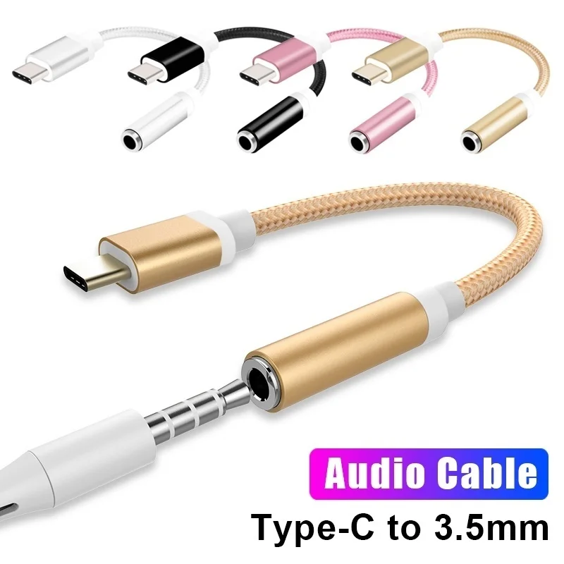 Кабель для наушников с разъемом Usb Type c папа на гнездо C 3 5 мм аудиокабель адаптер Htc