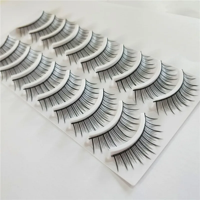 8 set different styles eyelashes natural long and dense cross-section prosthetic false 80 pairs | Красота и здоровье
