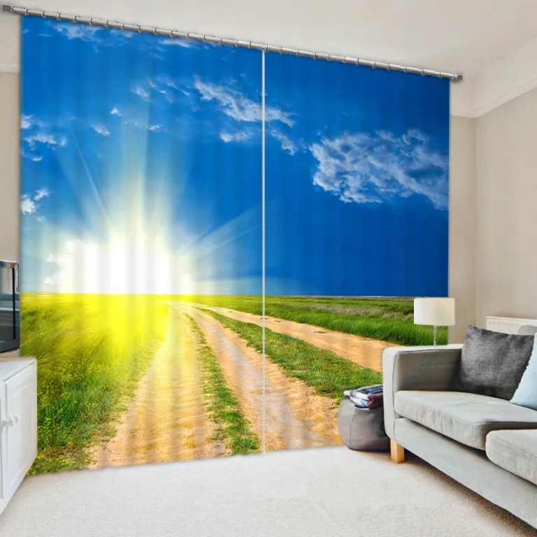 

Morning Light In The Wild 3D Window Curtain For Living Room