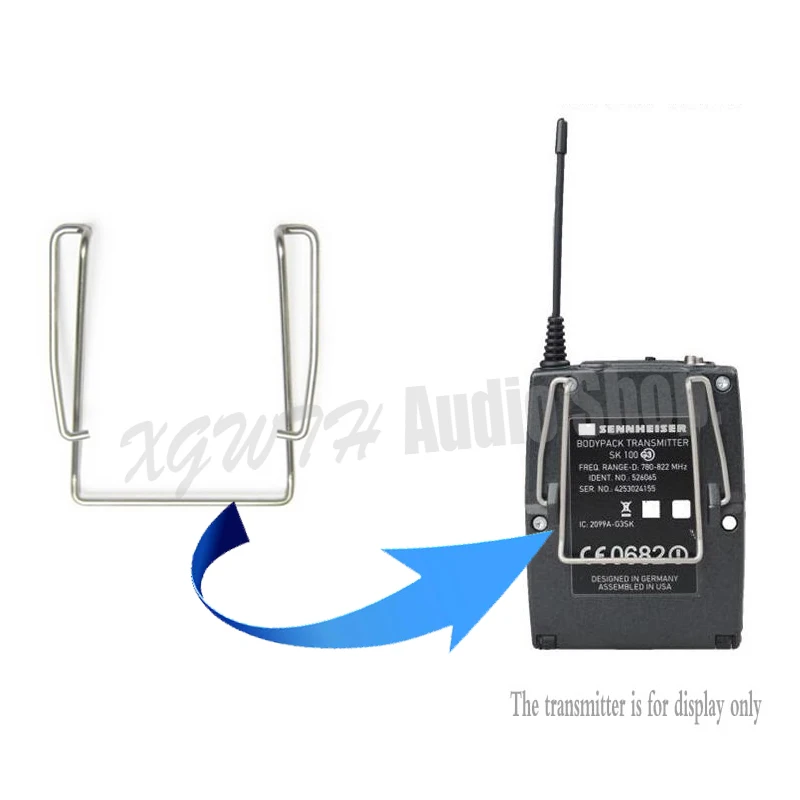 Металлический зажим для ремня Sennheiser Bodypack EW100 EW300 EW500 G1 G2 G3 SK EK сменная Беспроводная