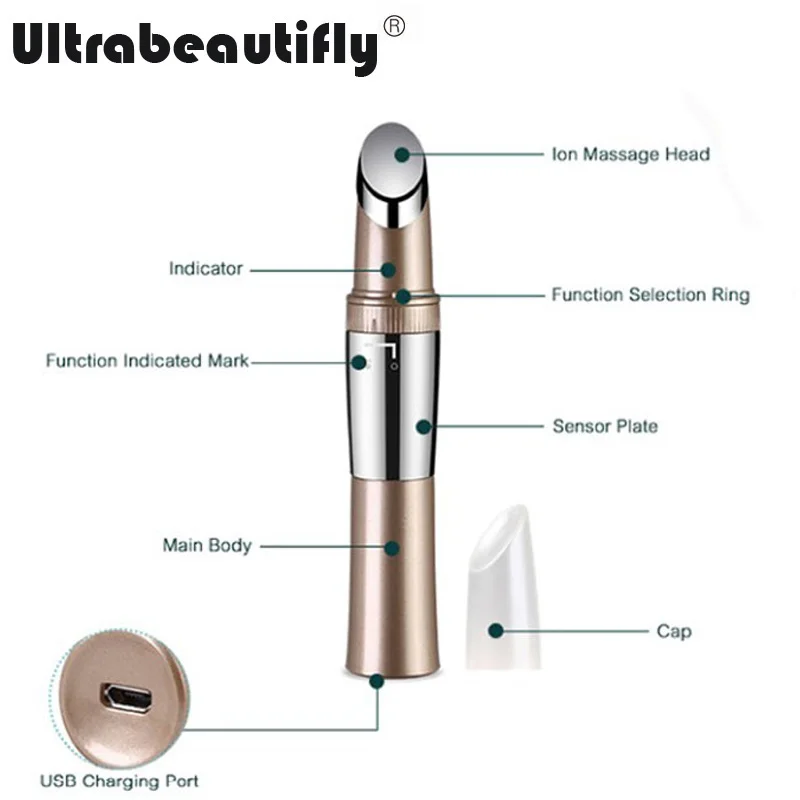 Антивозрастной массажер для глаз высокочастотный с вибрацией|pen f|pen rechargeablepen pen |