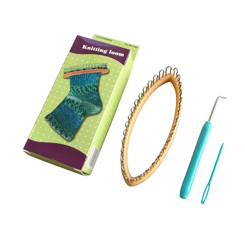 Wool Yarn Knitting Loom Diy Craft Weaving Tools For Sock Scarf Hat Weaver Needle Sewing Knitting Tool