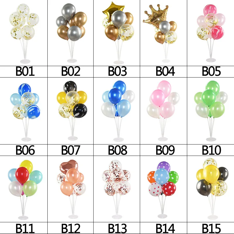 1 Набор воздушных шаров подставка для пробирок колонна стола плавающий шар дня