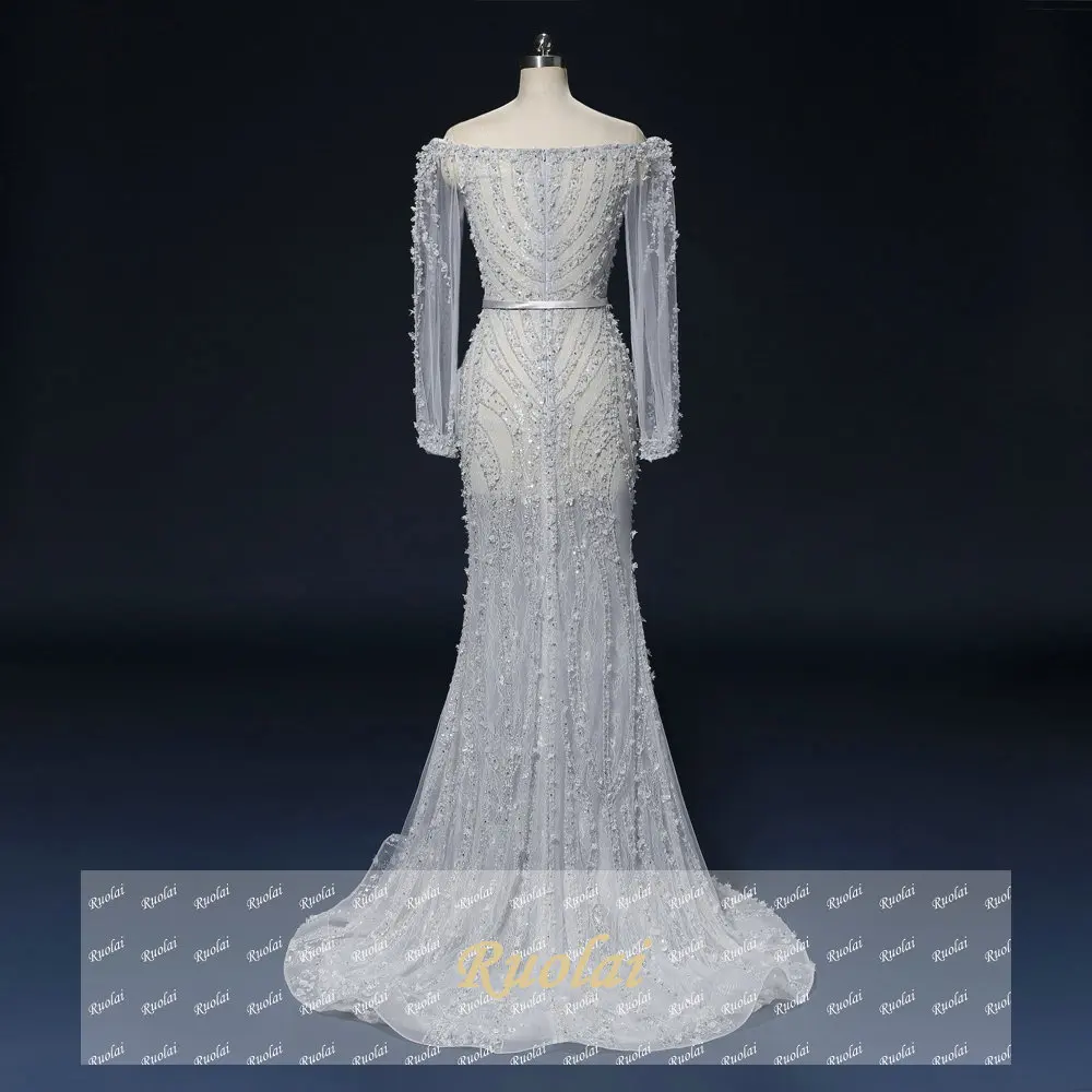 Vestido de festa Новые Вечерние платья длинное 2018 платье Русалка с вырезом лодочкой