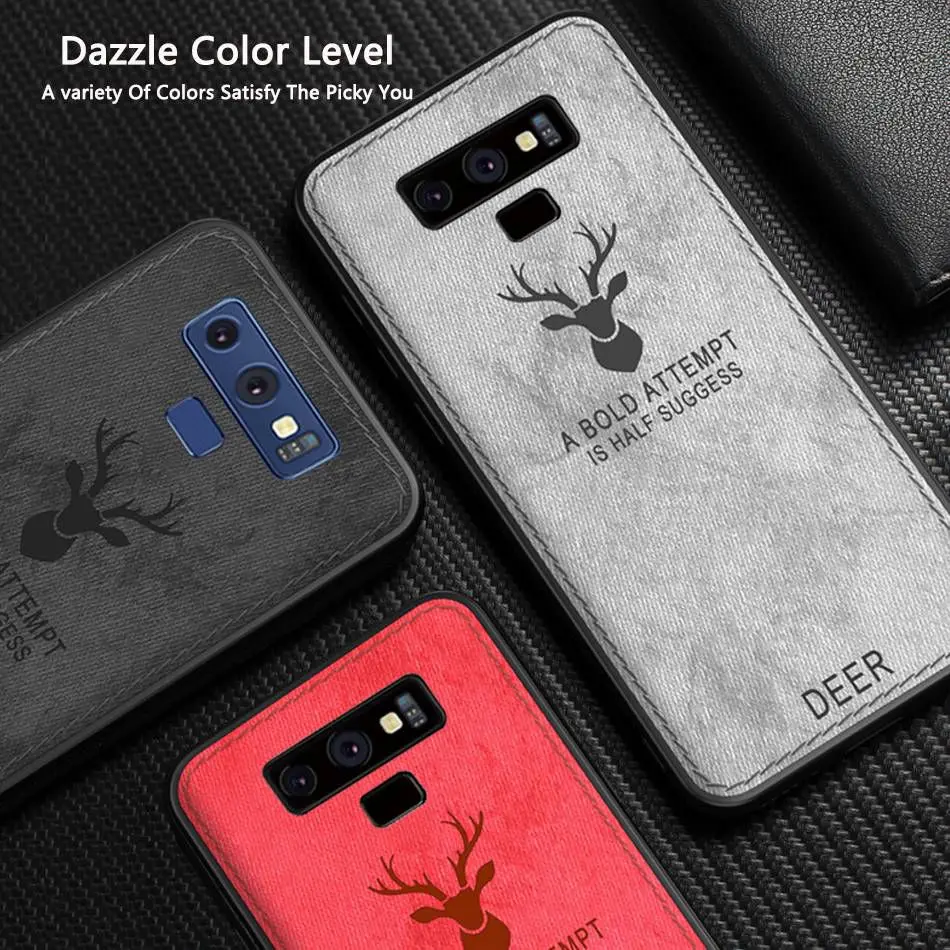 Phone Cover For Samsung S10 Plus Case Cloth Deer Soft Smasung Galaxy Note 9 S9 Coque |