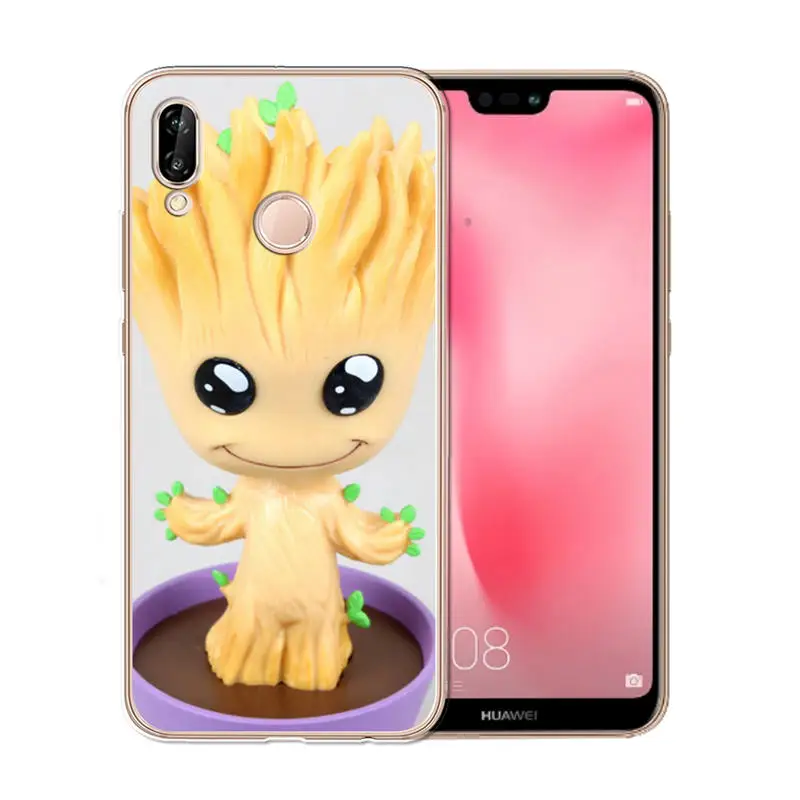 Чехол для телефона Groot Huawei Honor 6X 6A 7 7X 7C 7A pro 8 8X 9 10 Lite мягкий силиконовый чехол etui с