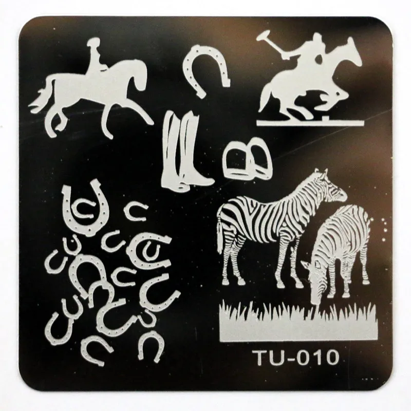 Трафареты для ногтей 1 шт. трафареты стальных полировки серия Tu Tu001-024 | Красота и