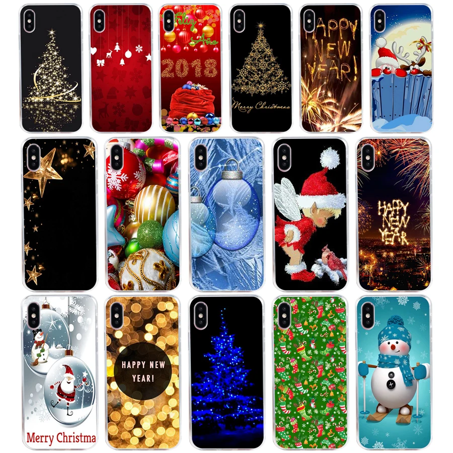 Чехол для телефона из мягкого силикона и ТПУ iphone 5 с рождественским