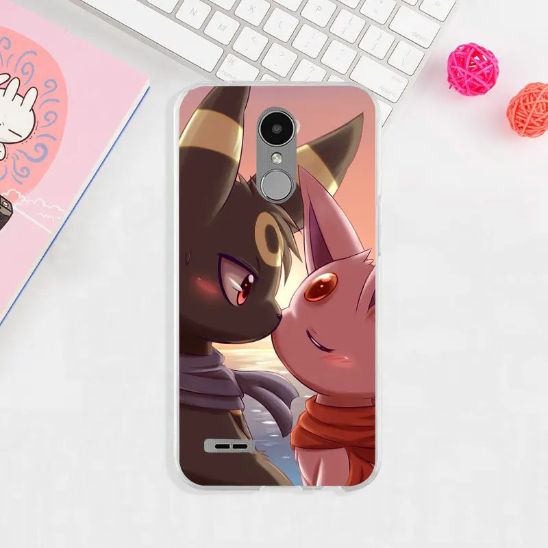 Soft Silicone Transparent Phone Cases for LG G2 G3 Mini G4 G5 G6 K4 K7 K8 K10 2017 V10 V20 V30 Nexus 5X Pokemons Shiny Umbreon | Мобильные