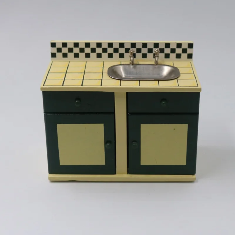 1:12 Кукольный домик миниатюрная кухня деревянная плита приготовление пищи