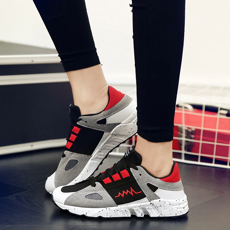 Новинка 2017 года сезон весна осень мужские и женские кроссовки спортивные дышащие