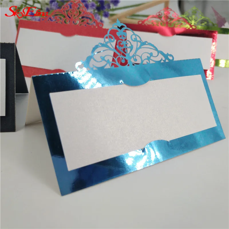 100 шт. лазерная резка настольный карточка для карты имени свадебной вечеринки