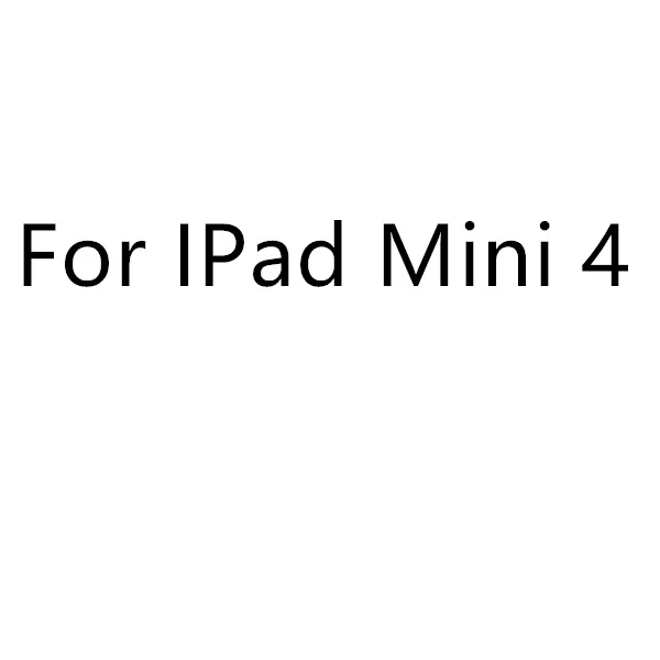 For ipad mini 4 Экран протектор Планшеты чехол из искусственной кожи чехол для Apple Ipad Mini 1 2 3 4 5 6 iPad Pro 10,5 9,7 дюймов смарт-чехол s - Цвет: For ipad mini 4