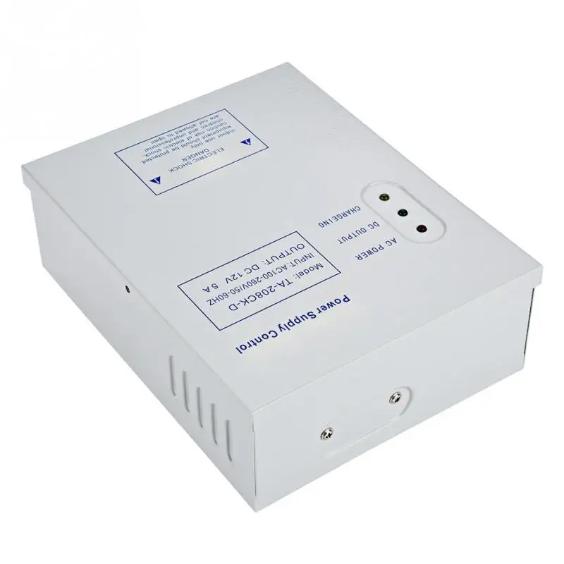 DC12V 5A 50W система контроля допуска к двери переключатель питания AC 110~ 240V Время задержки Макс 15 секунд мощность частоты