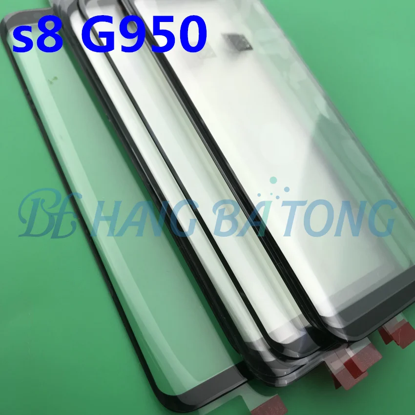 Оригинальное Сменное внешнее стекло для samsung Galaxy S8 G950 G950F 5,8 ''ЖК-дисплей сенсорный экран Переднее стекло Внешний объектив