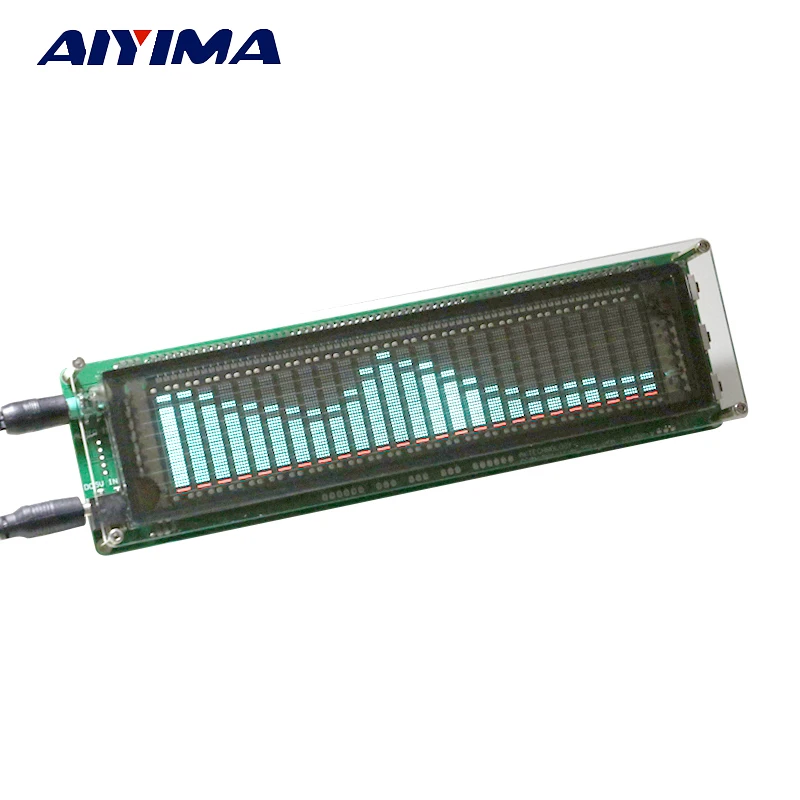 AIYIMA 15 уровень VFD Музыка Аудио спектр индикатор усилитель доска индикатор уровня VU метр Скорость регулируемый режим AGC с чехлом