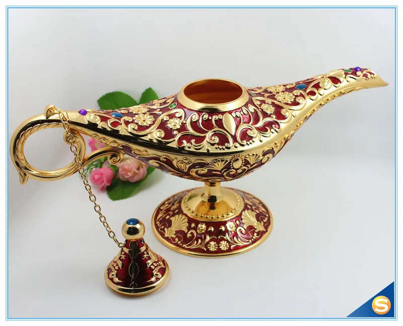 Эмалированные металлические лампы Aladdin Magic Genie 13 7 дюйма для украшения дома|lamp