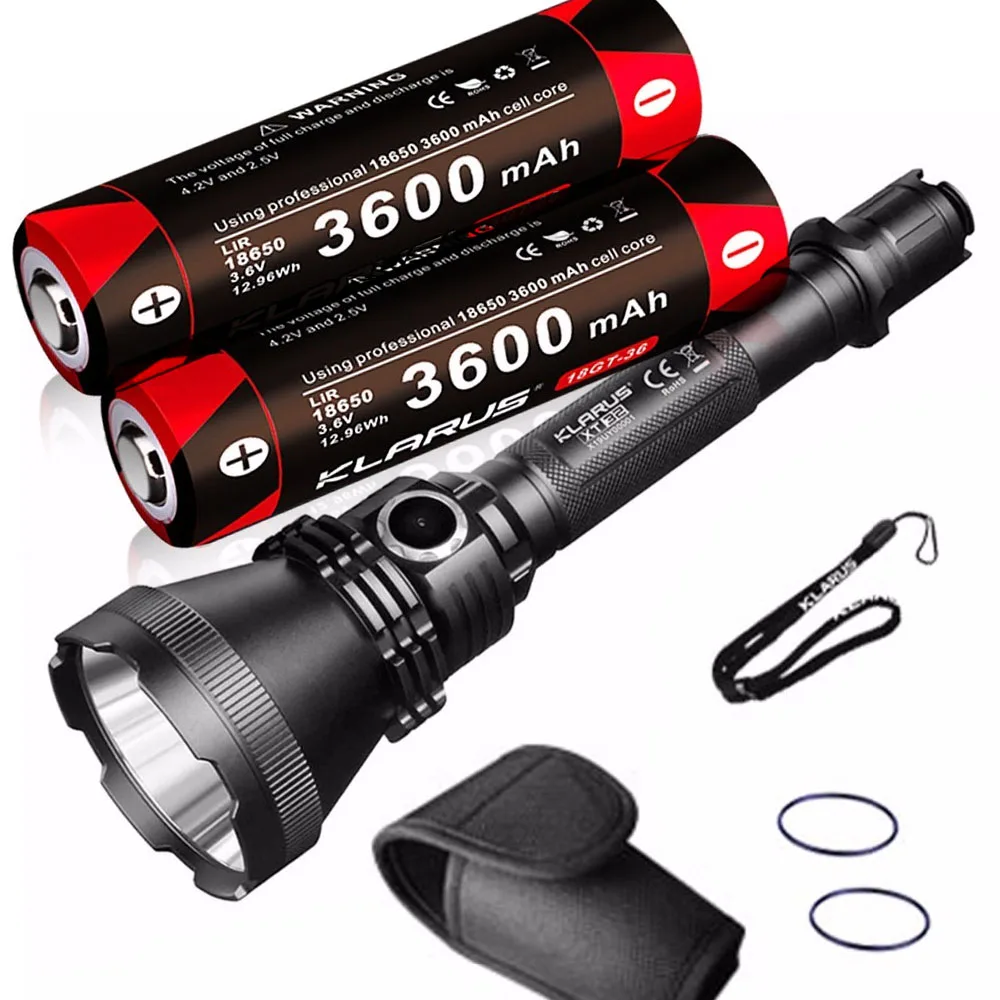 Охотничий фонарь KLARUS XT32 комплект CREE XP L HI V3 светодиодный Макс. Дальность луча 1000 лм