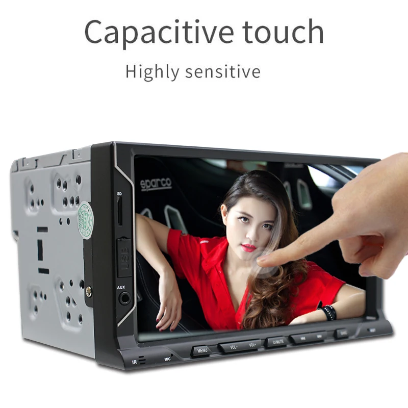 STAPON 7 дюймов Android8.0 для VW автомобиля MP5 2GRAM WiFi Bluetooth GPS RDSFM рулевое 7108|MP4 и плееры авто|