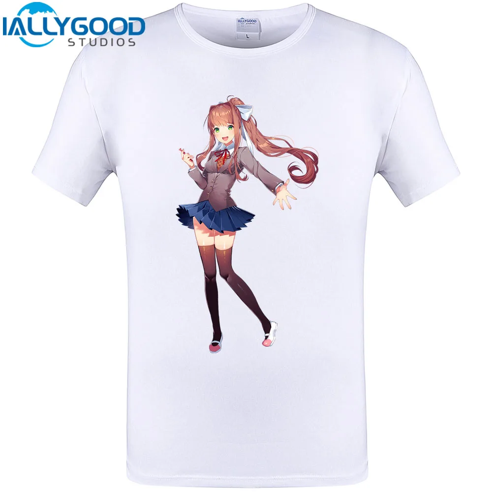 Doki литература клуб DDLC крутой дизайн для женщин мужчин печатных футболка Новое