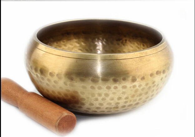 13CM Yoga Bowl Tibetan Singing Himalayan Hand Hammered Chakra Meditation Home Decoration Crafts Religion Belief | Дом и сад