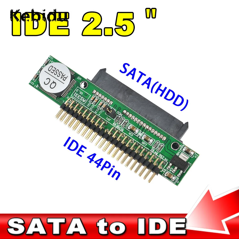 Kebidu 10 шт. 40 Pin порт Sata для IDE 2 5 Женский до дюймов Мужской 1.5Gbs Поддержка ATA 133 100 HDD CD DVD