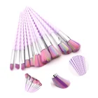 Набор кистей для макияжа Единорог, 10 шт.компл.