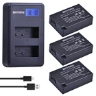 Batmax 3 шт. 7,4 в 1040 мАч LP-E17 LPE17 LP E17 батарея + ЖК-зарядное устройство USB для Canon EOS M3 M5 M6 Rebel T6i T6s T7i 750D 760D 8000D