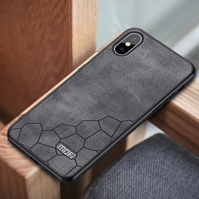 Чехол MOFI для iphone XS Max Роскошный Жесткий чехол на заднюю панель оригинальный