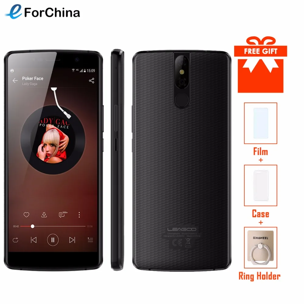LEAGOO power 5 смартфон 99 &quotFHD + 18:9 ram 6 GB rom 64 Android 8 1 MT6763 Восьмиядерный 7000 mah двойные задние