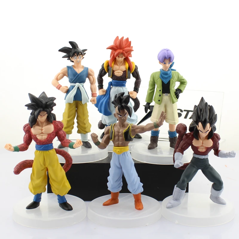 Бесплатная доставка 6 шт. Драконий жемчуг Z из аниме Goku твердый набор 7th сумка