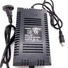 Wholesale EU Plug 36v charger smart electric scooter charger 36v lead acid gel battery charger 1.8A 36V RCA LOTUS OUTPUT