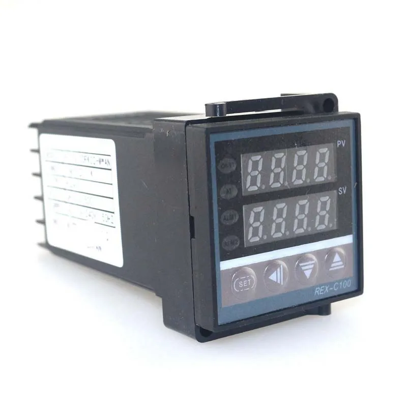 Двойной цифровой PID температура контроллер REX C100 термостат В 240 100 AC с термопарой K