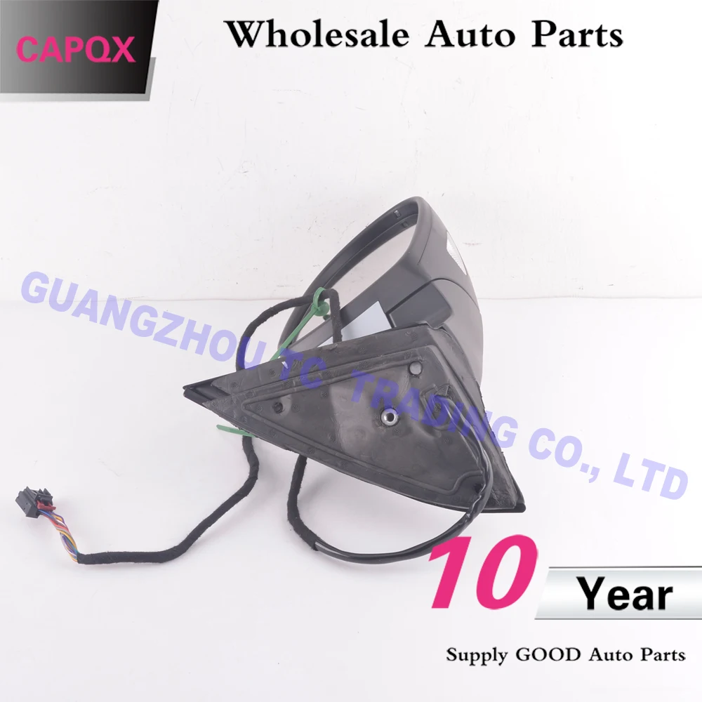 Capqx 6/9/13 жил для VW Tiguan 2010- снаружи Зеркало заднего вида в сборе с подогревом Электрический складной светодиодный поворотник