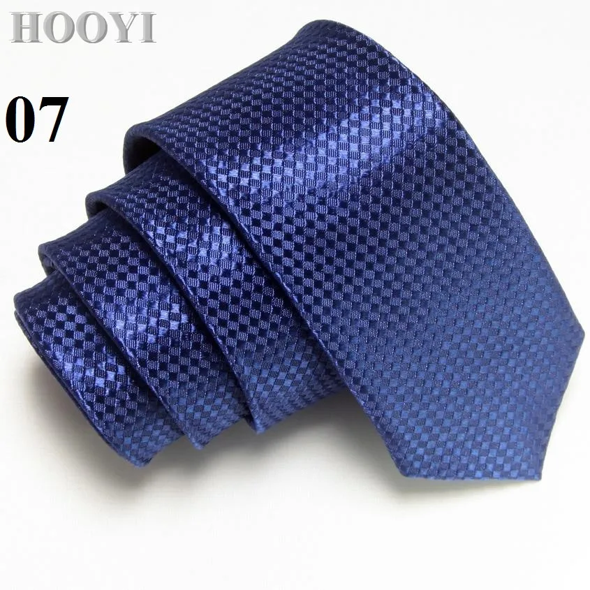 HOOYI Повседневная полиэстер мужская шея галстук тонкие галстуки
