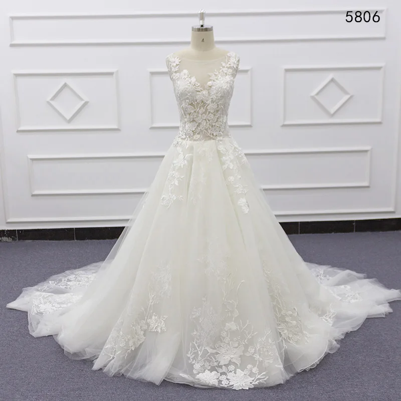 Eslieb свадебное платье deadings Жемчуг V образным вырезом Vestidos de novia Винтаж кружево свадебное платье с открытой спиной 5806