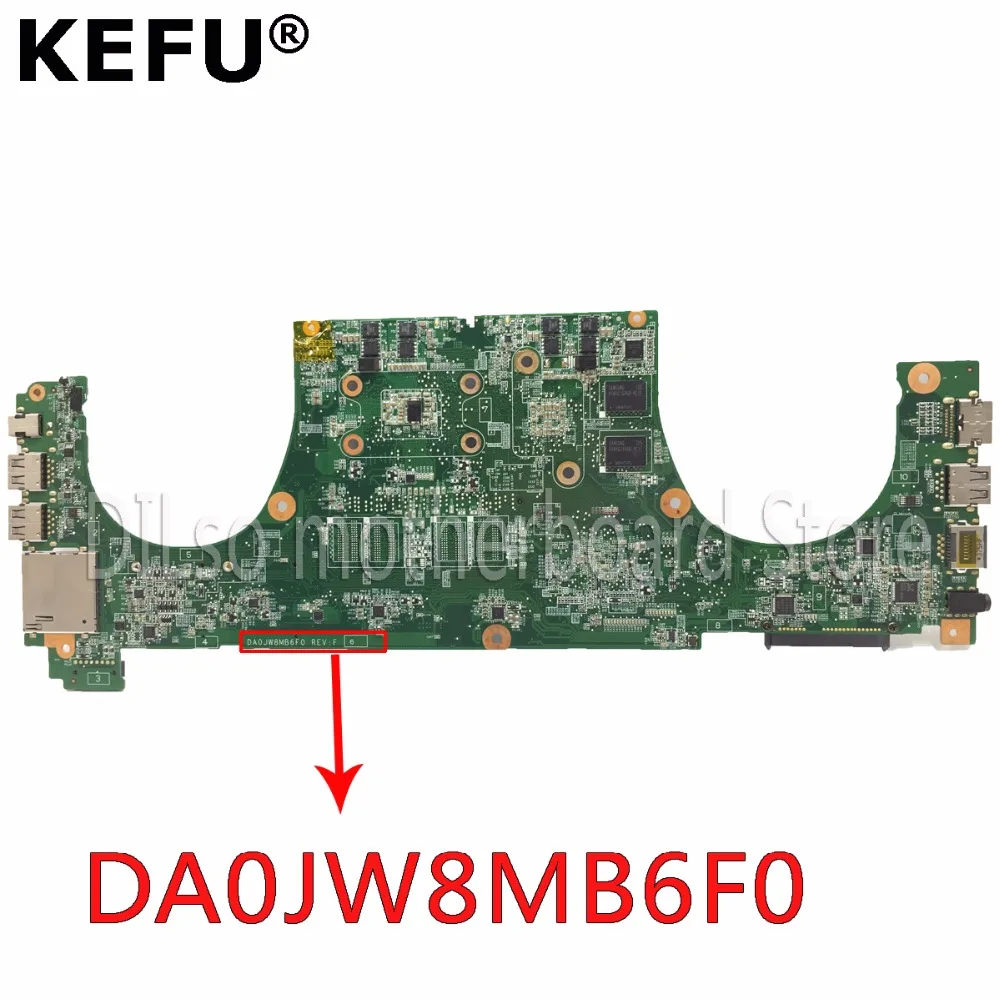 KEFU DA0JW8MB6F0 материнская плата для ноутбука dell 5460 оригинальная I3 cpu tetsed notebook PM |
