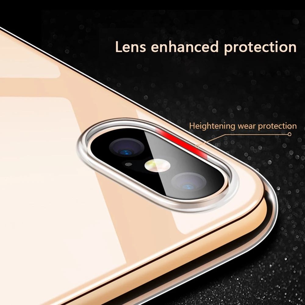 Shockproof Ultra Slim case For iPhone 6s 8 7 6 Plus X XS max XR Transparent TPU Cover Soft Cases Accessories | Мобильные телефоны и