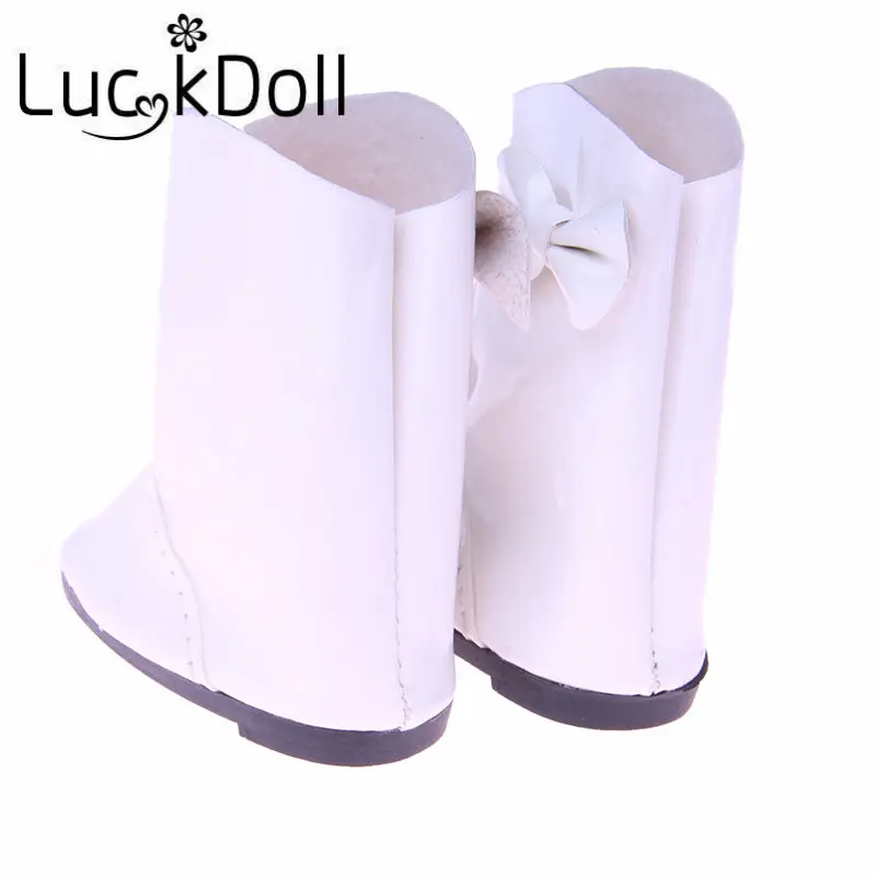 Однотонные тканевые сапоги LUCKDOLL 18 дюймов аксессуары для американской куклы