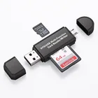 OTG кард-ридер 2 в 1, флеш-накопитель, высокоскоростной USB 2,0, универсальная OTG TFSD-карта для телефона Android, компьютера, переходники, заголовки