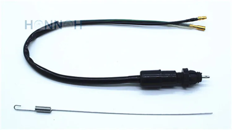 

3pcs/lot Universal Motorcycle Bike Rear Brake Light Switch with Spring Fit For Yamaha Black Cable Length