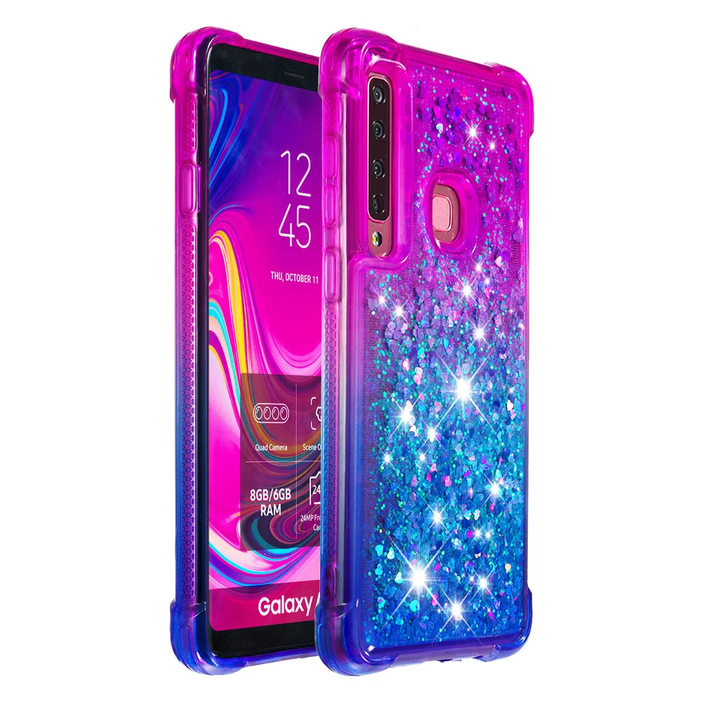 Шикарный чехол для Samsung Galaxy A9 2018 A920 динамический жидкий зыбучий песок A9s Star Pro SM-A920X