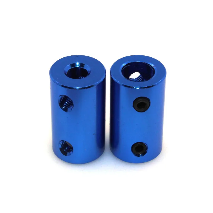 Соединение из алюминиевого сплава 5х8 мм 5х5 Синий Гибкий вал муфта с винтом для
