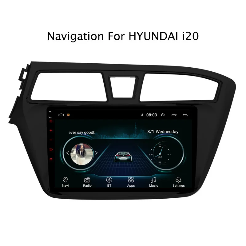 9 &quot2.5D IPS Android 8 1 автомобильный DVD GPS плеер для Hyundai I20 2015 2016 2017 2018 Радио стерео