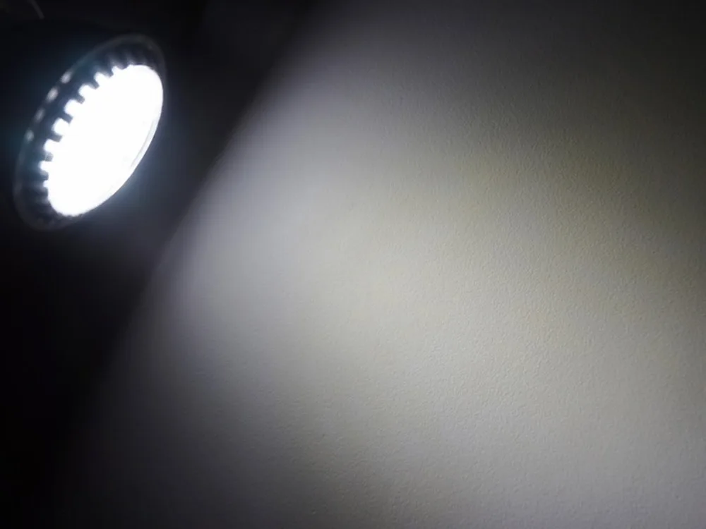 5 Вт MR16 GU10 светодиодный Spotlight 120 В теплый белый 45 угол луча СВЕТОДИОДНЫЙ Би