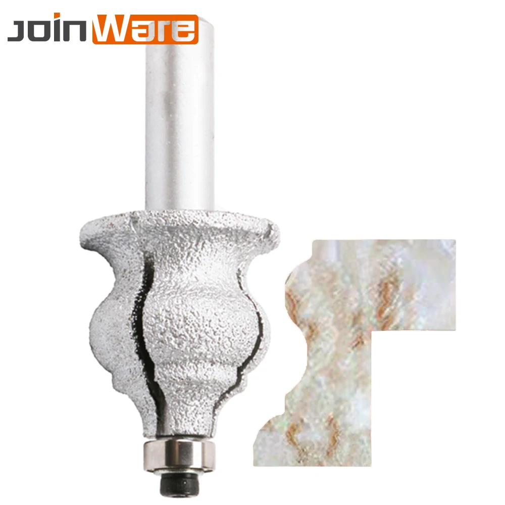 IV вакуумные алмазные фрезы с пайкой для гранита мрамора фрезерный станок