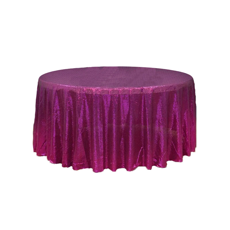 New classical sequin table cloth round silver tablecloths for wedding banquet | Дом и сад