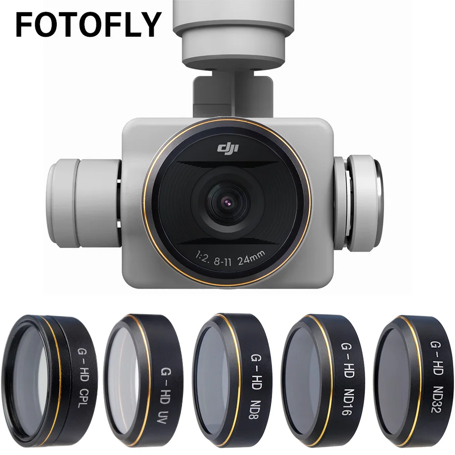 FOTOFLY для Phantom 4 Pro v2.0 фильтр для дрона ND 4 8 16 32 CPL набор УФ фильтров для DJI Phantom 4 Advanced Gimbal аксессуары для камеры